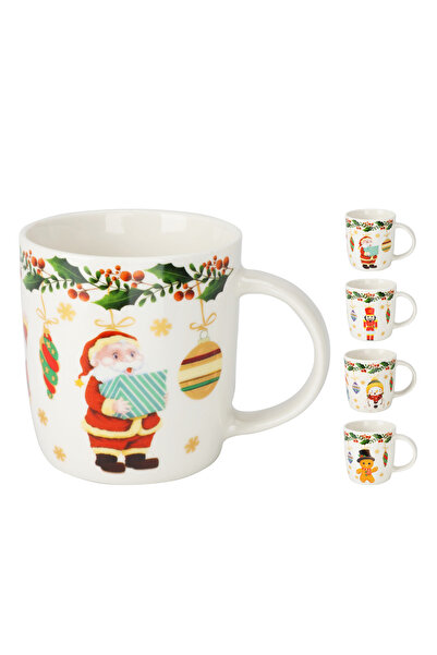 BOYNER EVDE Porselen Çok Renkli Kupa XMS 370ML PORSELEN KUPA