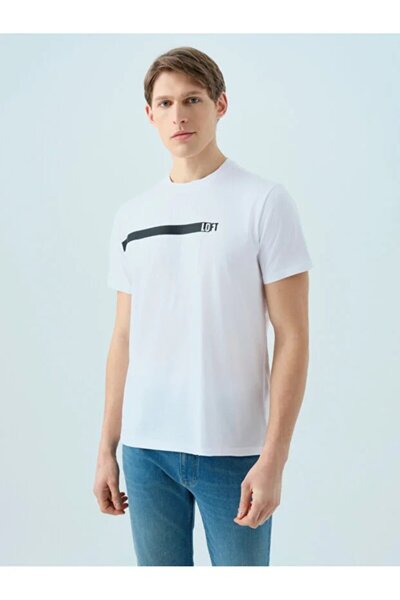 Loft 26YP69000151 Alb Bărbați tricou Lf2039588