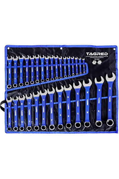 Tagred Professional Set de 30 de chei combinate, Tagred, 6-32 mm, mâner cauciucat, TA1261