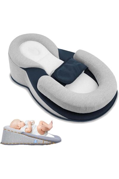 fulina Baby Wedge Pillow for Newborn,New Adjustable Baby Wedge Lounger Pillow for Reducing Spit-Up