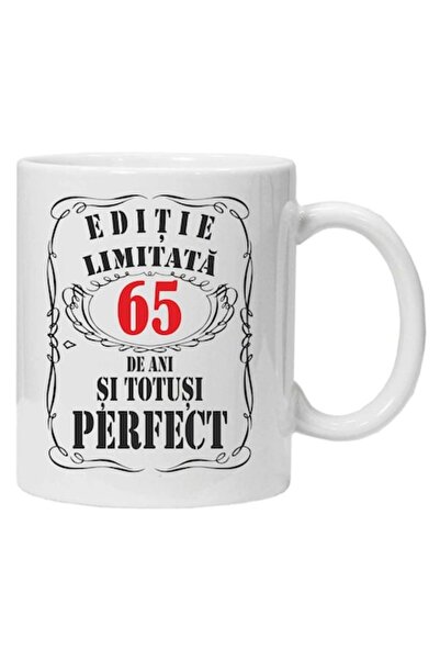 CRD PRINT Cană personalizată cu textul „ediție limitată”, 65 de ani