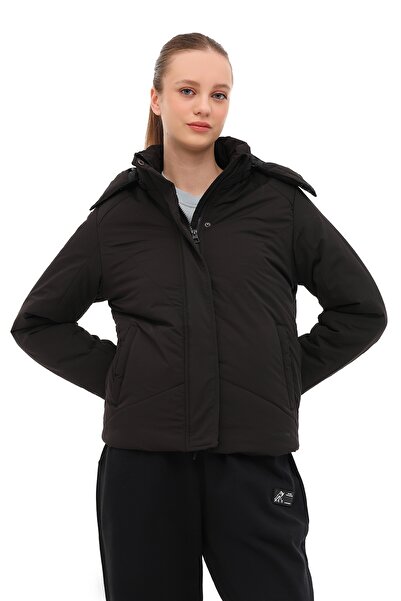 lumberjack WL 1LURID KSYWJ23734 5PR Siyah Kadın İnce Mont