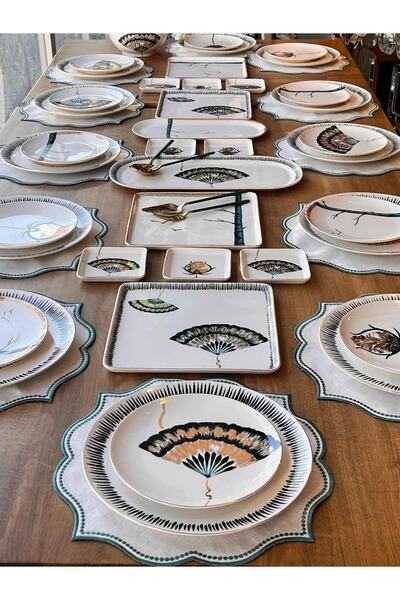 ROSSEV Kahvaltı Takımı Grace 56 Parça 12 Kişilik