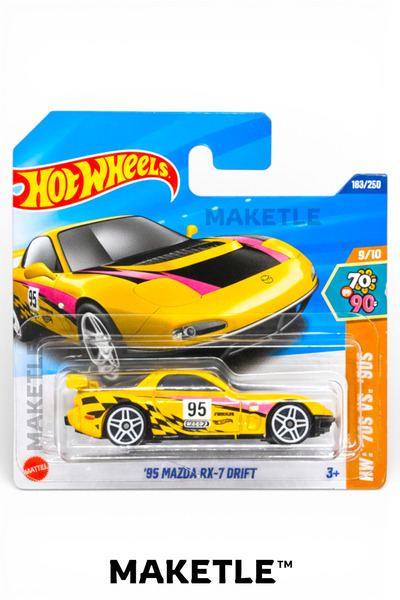 HOT WHEELS '95 Mazda RX7 Drift - HYY95 - Tivloo Sürpriz Hediyeli