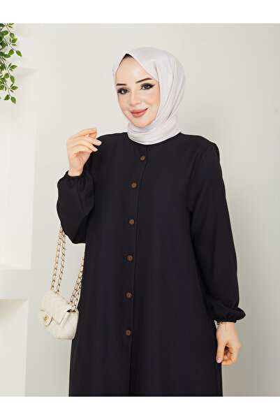 kaes giyim Kadın Büyük Beden Uzun Tesettür Tunik