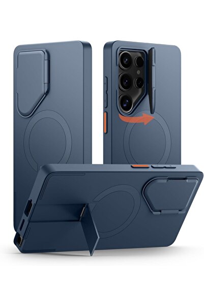 SURITCH جراب مغناطيسي متوافق مع سامسونج جالاكسي إس 25 ألترا، مع غطاء للكاميرا...