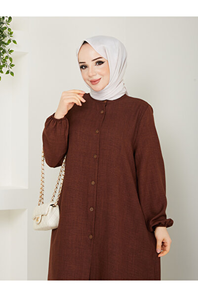 kaes giyim Kadın Büyük Beden Uzun Tesettür Tunik