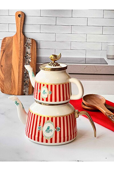 ROSSEV Bellisima Emaye Çaydanlık