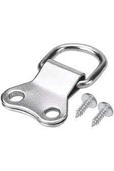 Raco خطافات تعليق الصور على شكل حرف D مع براغي مقاس 1-1/4 بوصة للإطارات واللو...