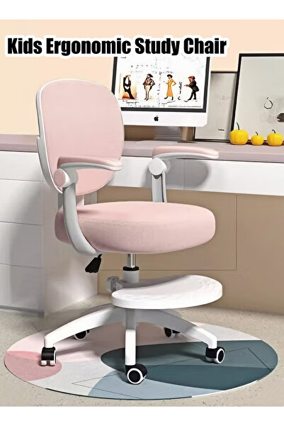 Generic Kids Study Chair Ergonomic Armchair Computer Desk Chair Swivel Office Chair, Height Adjustable