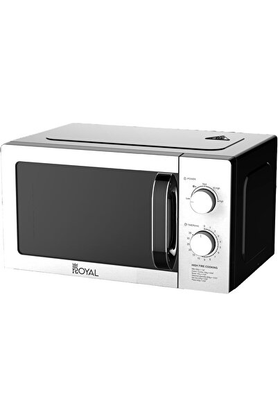 Royal Microwave 20 Liters Black with Steel Front