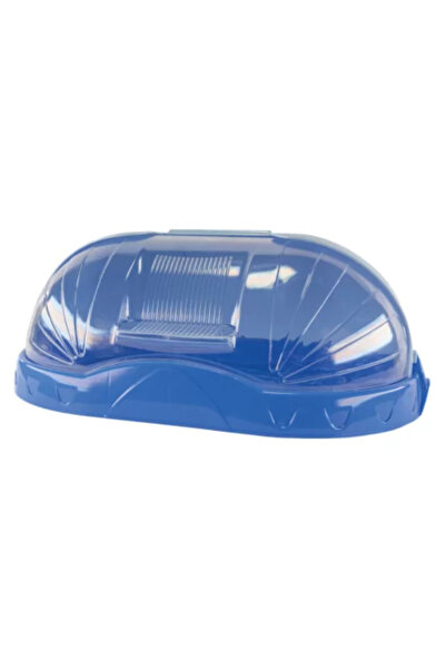 sterk Bread box, storage, plastic, blue. Length: 44 cm. Width: 26 cm H 18 cm