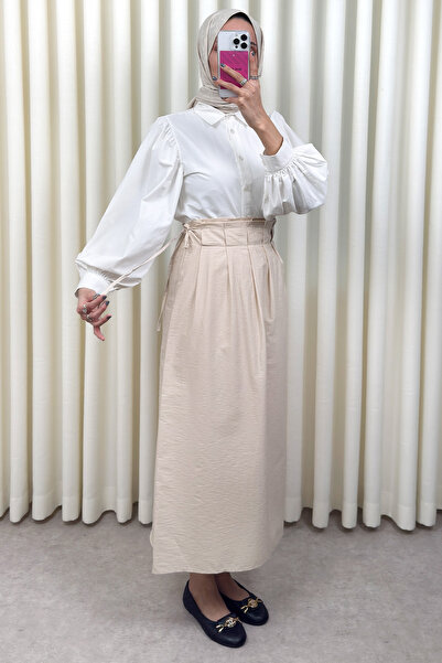 Salih Çelebi Fusta reglabilă cu legătură laterală 0051 - BEJ