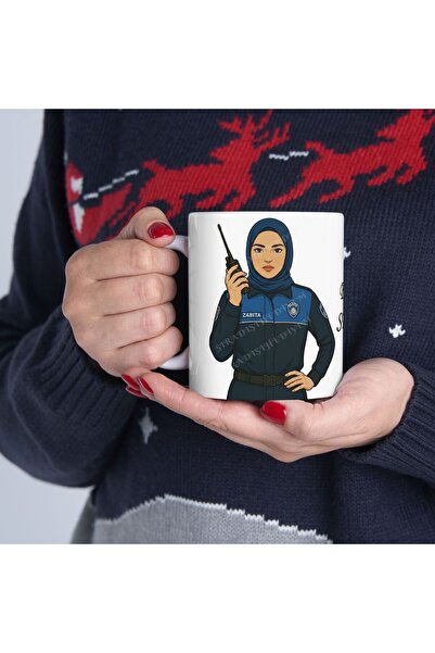 sıradışıhediyem Zabıta Mug Cup Zabıta Gift for a Friend Gift for a Friend
