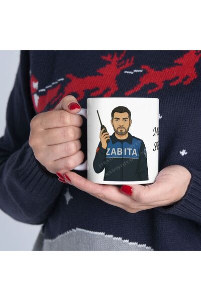 sıradışıhediyem Zabıta Mug Cup Zabıta Gift for a Friend Gift for a Friend