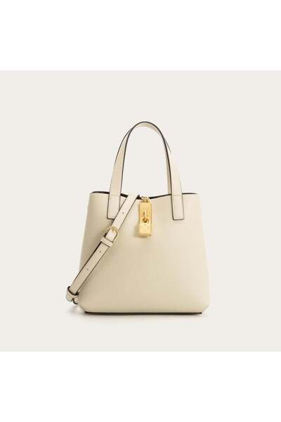 Generic شنطة مميزة حجم متوسط بلون اوف وايت