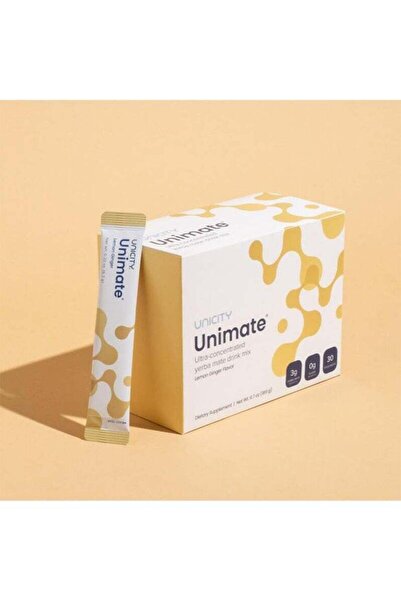 UNICITY UNIMATE LEMON GINGER STICK PACKS - Great Tasting - Ultra ConcentratedDrink Mix (30 Packets)