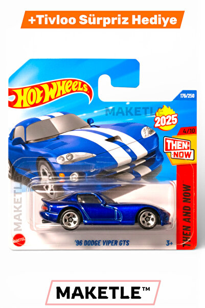 HOT WHEELS '96 Dodge Viper GTS - HYW50 - Tivloo Sürpriz Hediyeli