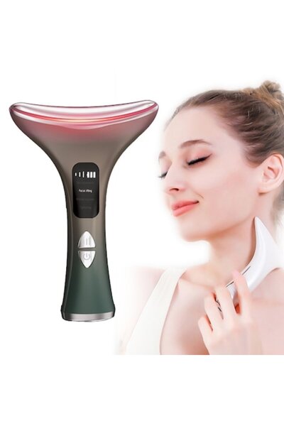 Novastride Aparat profesional de masaj facial pentru față, gât, frunte, elect...