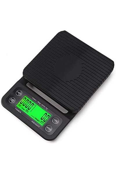 Generic 3kg/0.1g Drip Coffee Scale With Timer