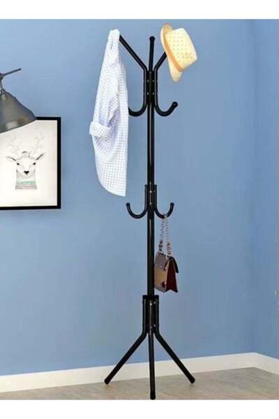 Gonice Multi-Functional Metal Clothes Rack Black