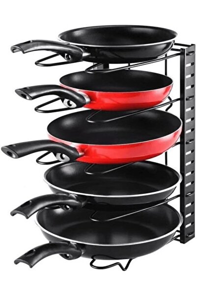Generic Pan Holder Pot Lid Rack Pan Organizer