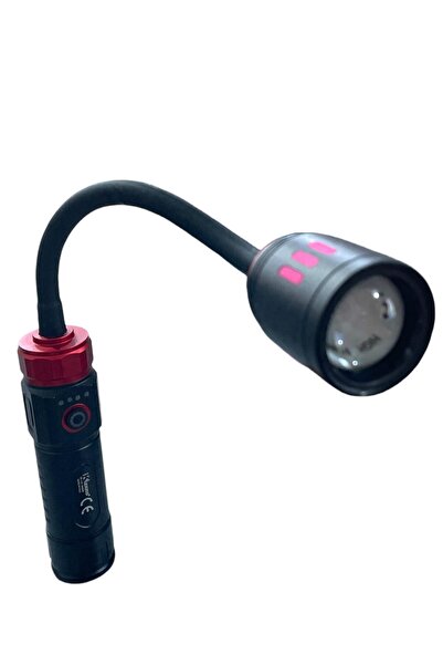 Kenko 3 Modlu Güçlü Mıknatıslı Akordiyon El Feneri Tamirci Feneri Profesyonel...