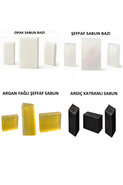 Organik Hekim ŞEFFAF 1 KG ARGAN 1 KG OPAK 1 KG 1KG ARDIÇ KATRANI SABUN BAZI Y...