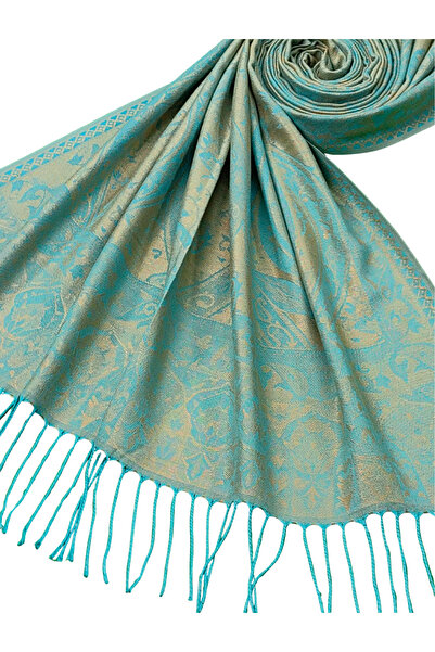 mim eşarp شال شتوي سميك من الباشمينا مقاس 75×190 سم