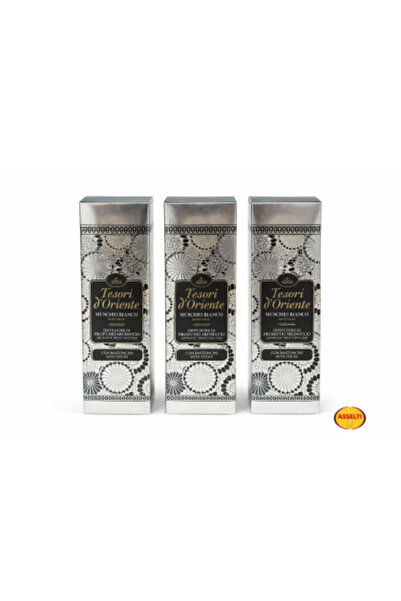 Tesori d'Oriente Tesori d’Oriente® Muschio Bianco – 3 x Difuzor de parfum amb...