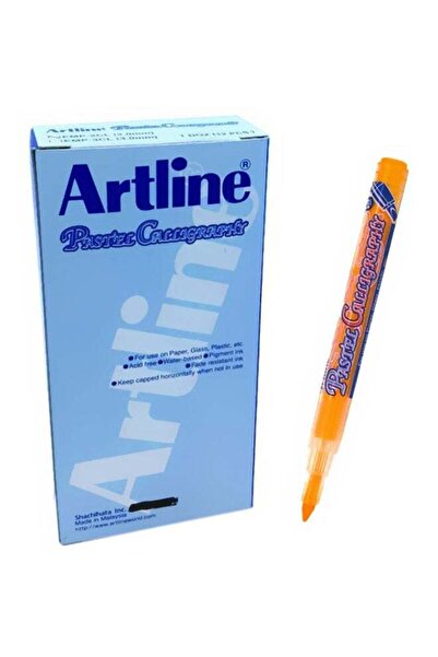 artline 12-Piece Pastel Calligraphy Pen Orange/White EMP-3CLOR