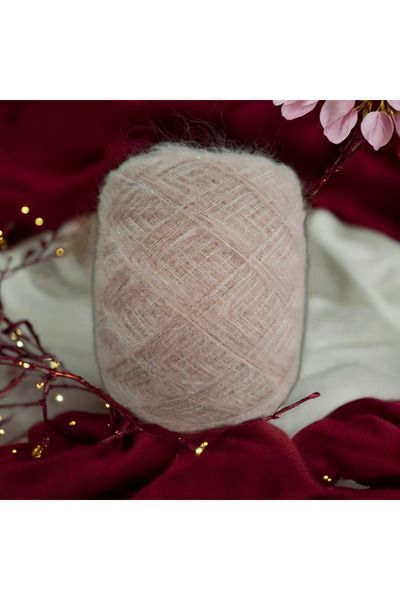 Kırlangıç Kid Moher & Sim Mix Design Hand Knitting Rope 150 Gr