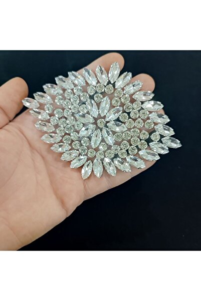 Leylak Store Ütüyle Yapışan Parlak Taşlı Aplik