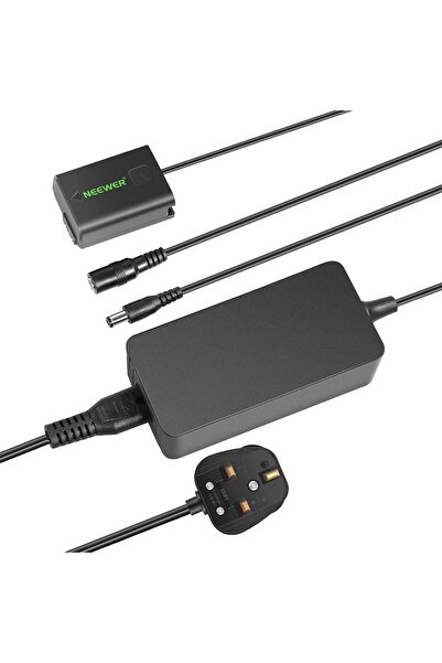 NEEWER AC-PW20 AC Power Supply Adapter and DC Coupler Dummy Battery Charger Kit