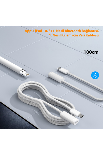 silabor Apple iPad 10. / 11. Nesil Bluetooth Bağlantısı, 1. Nesil Kalem için ...