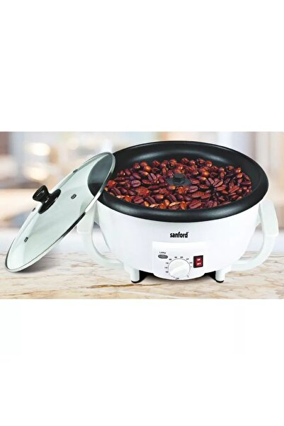 Sanford Sanford SF8602ECR Multi-Use Electric Coffee Roaster, 800W, 400g Capacity, Thermostat, White
