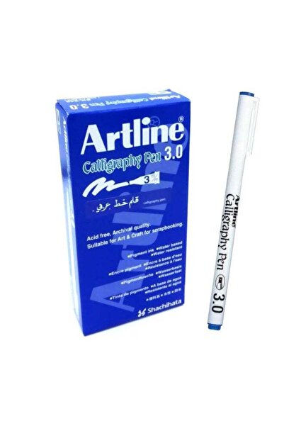 artline 12-Piece Calligraphy Pen Blue/White EK-243ABL