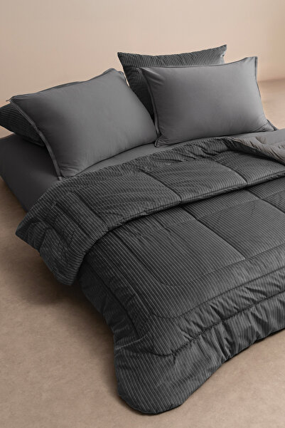 Puffy Merin Velor Double Velvet Sleeping Set - Anthracite