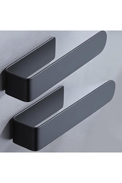 Arabest Black bathroom towel rack, stainless steel, for bathroom and kitchen