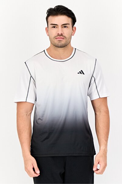 adidas Men Sportswear Fit Short Sleeve Training T-Shirt, Multicolor