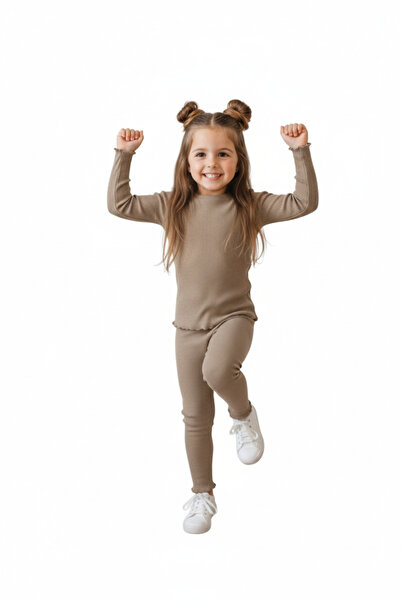 ERDEM KIDS Set de două piese pentru fete, pentru școală, casual-zilnic, trico...