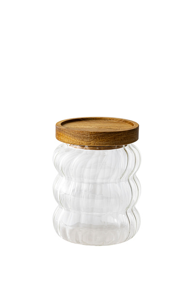 Glass In Love Akasya Kapaklı Borosilikat Kavanoz - 550 CC