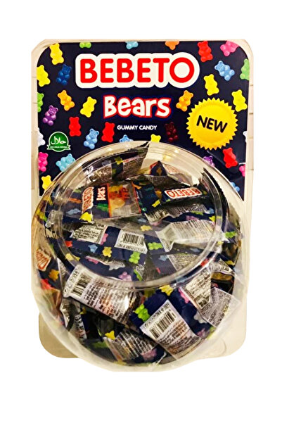 BEBETO Bears Mini Teddy Bear Jelly 8Gr 80's Globe