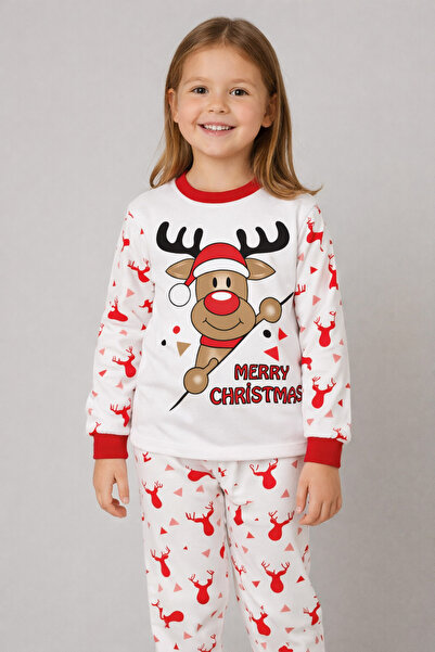 Bilge Trend DJEČJI PIDŽAMSKI SET ZA NOVU GODINU Pamuk DELA Pamučni džersej
