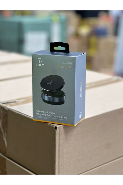 Volt حامل جوال مغناطيسي بقاعدة شفط كهربائية 360° من