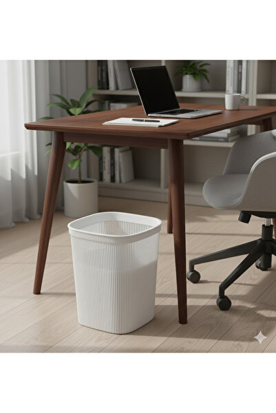 co arma 14-liter multi-purpose plastic wastebasket for bedroom, bathroom, office, and kitchen