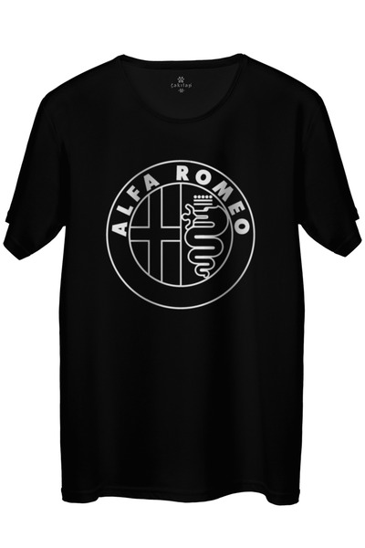 Çakilap تي شيرت بشعار ألفا روميو مطبوع، للجنسين، جودة ممتازة (Rgl-Otmbl)
