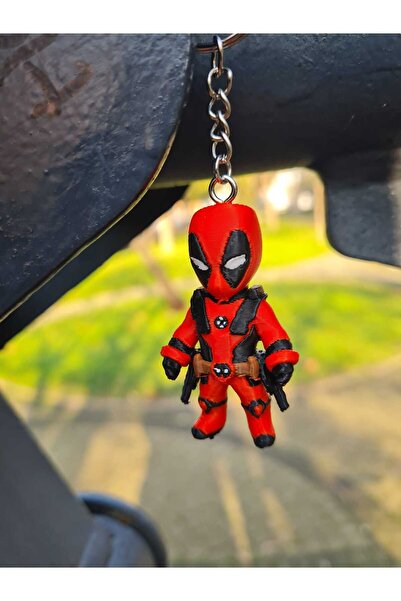 teteoka Deadpool Figür Anahtarlık - 3D Baskı Yüksek Kaliteli Filament