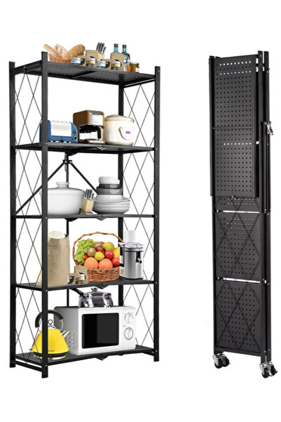 Family Center رف تخزين معدني طويل من 5 طبقات