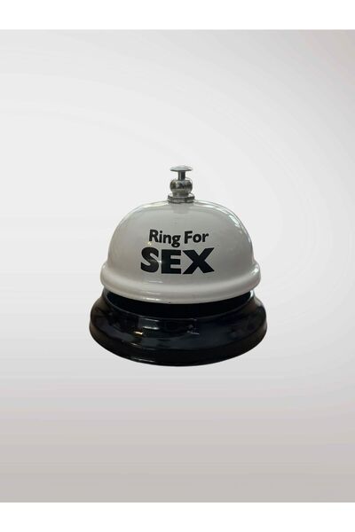 Mundy Metal Beyaz Masa Zili Resepsiyon Zili Komik Hediye Ring For Sex Yazılı ...